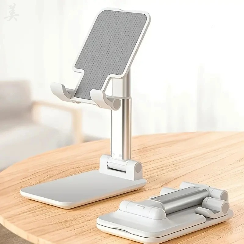 Desk Setup Ipad - デスク用ユニバーサルフォンスタンド、iPhone iPad対応調整可能タブレットホルダー、折りたたみ式携帯電話スタンド