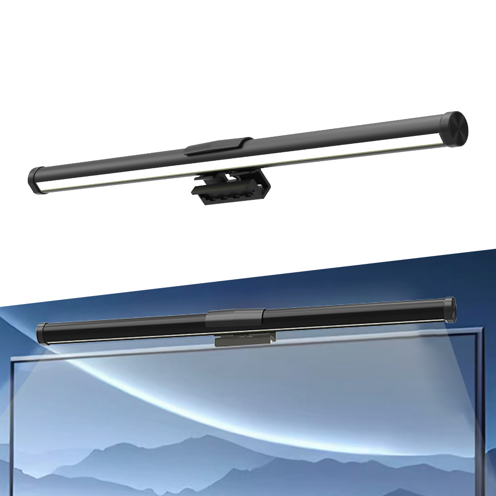 Desk Setup No Monitor - 2個入り モニターライトバー LEDデスクライト 調光機能付き モニター用ライト テーブルライト