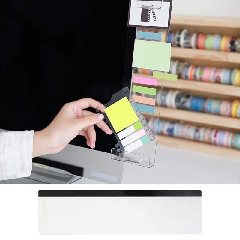 Sticky Memo Holder - 652F モニター メモボード 透明コンピュータモニター メモボードモニター サイドパネル