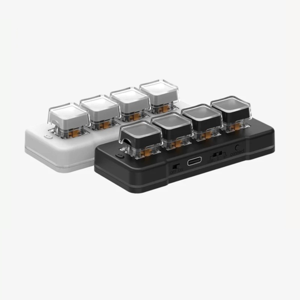Desk Setup Programmer - MK424Pro 4 キー Wireles ミニキーボードカスタマイズされたプログラマブル PC