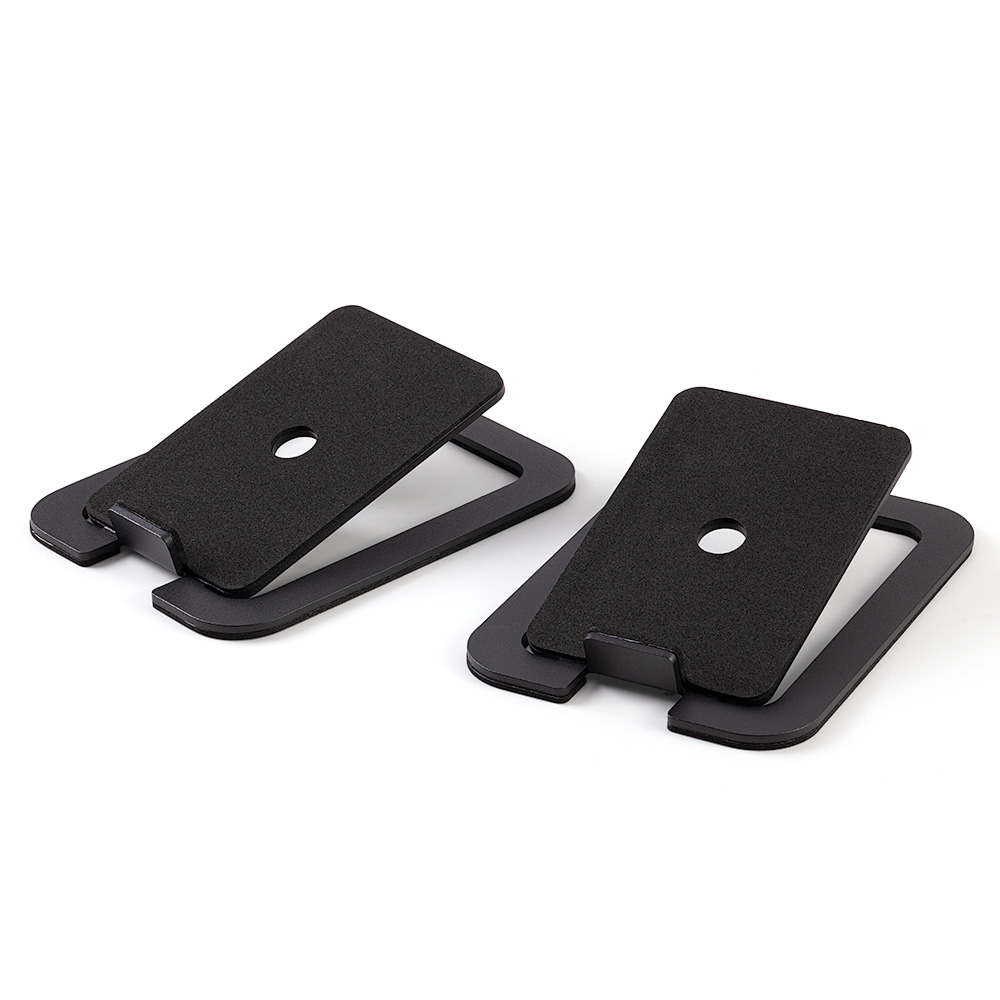Speaker Desk Setup - 2個のデスクトップスピーカースタンド、中型ブックシェルフスピーカーおよび中型3インチ～4インチ用、Edifier R1280DB R1280Tデスクセットアップ用品用