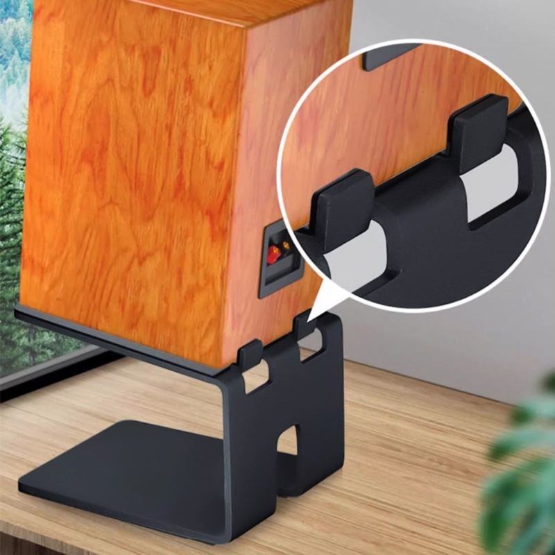 Speaker Desk Setup - 1個 デスクトップスピーカー スタンド 本棚用 コンピュータースピーカー デスク設置用品