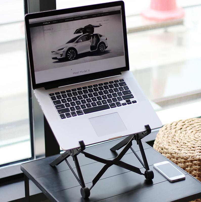 Vertical Laptop Stand - NEXSTAND K2 折りたたみポータブルラップトップスタンド視野角/高さ調整可能な高品質アルミニウム合金ブラケット
