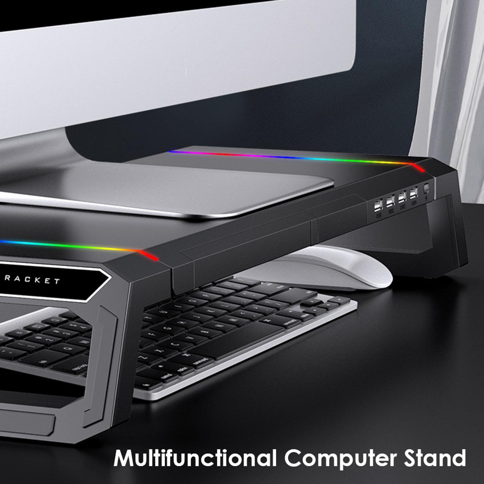 4つのUSBポートとスマートフォンホルダーを備えた、折りたた - Desk Setup Monitor And Laptop のレビューと価格