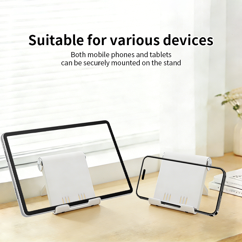 ユニバーサル折りたたみ式デスクフォンホルダーマウントスタンド - Desk Setup Table のレビューと価格