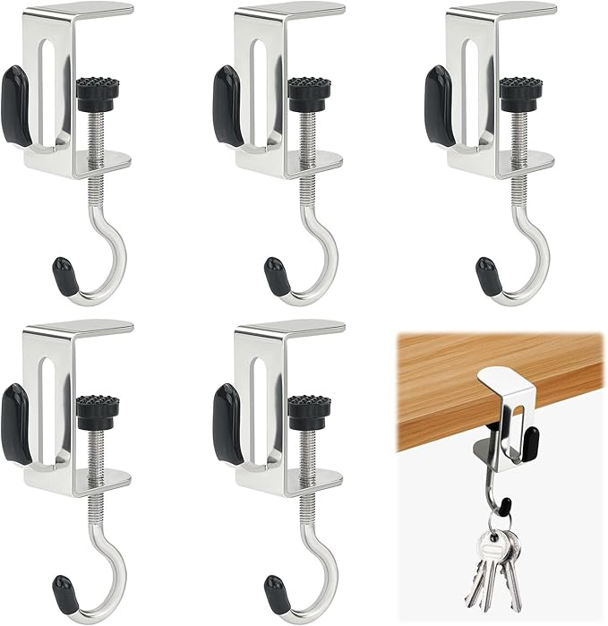 テーブル用財布掛けフック、デスク/棚用傷防止財布ハンガー、ハ - Desk Setup Shelves のレビューと価格