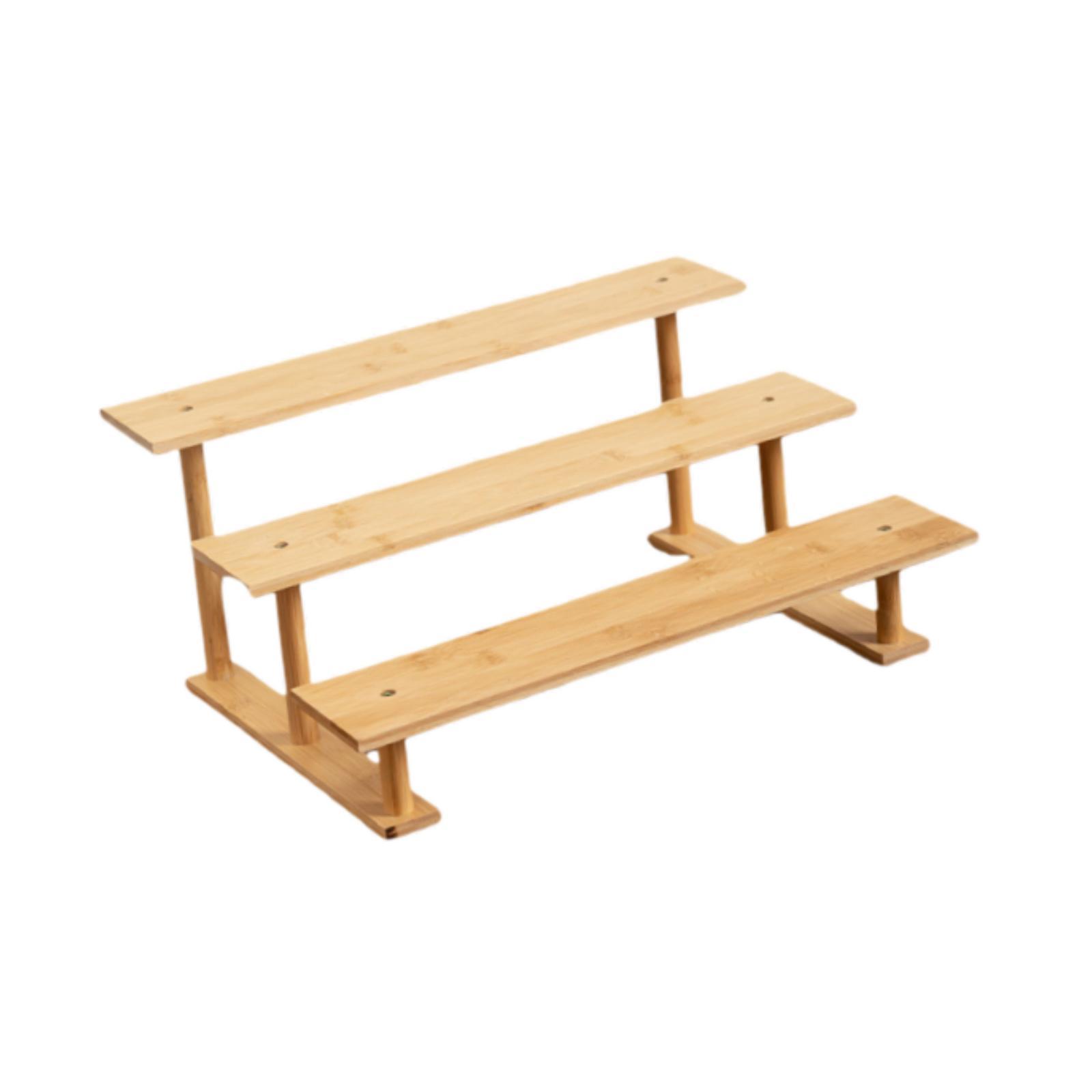 木製のジュエリー展示スタンド。香水、イヤリング、ネックレス、 - Desk Setup Shelves のレビューと価格