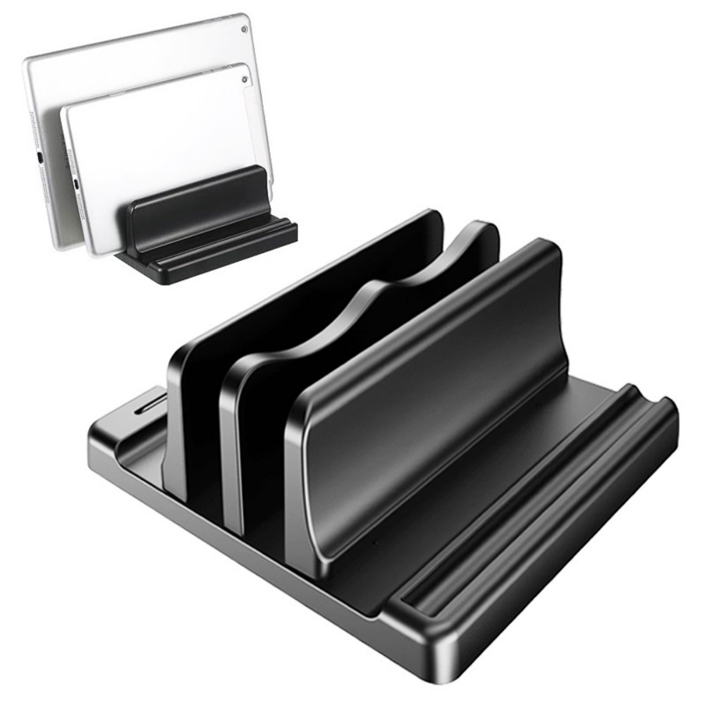 シングル/デュアルスロット垂直ラップトップスタンドホルダー  - Vertical Laptop Stand のレビューと価格
