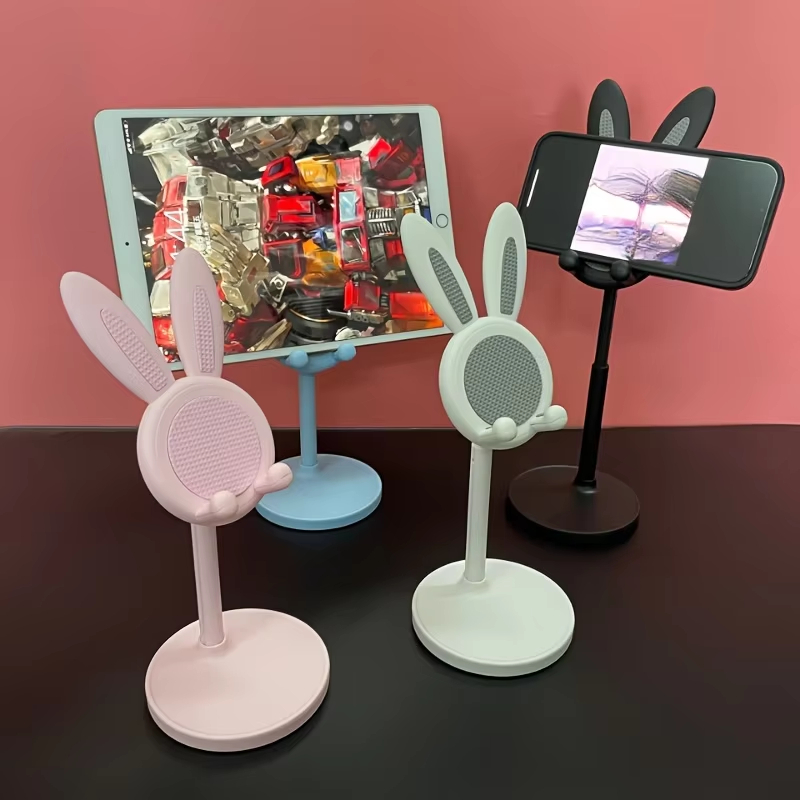 かわいい漫画のウサギの携帯電話スタンド、デスクトップ携帯電話 - Desk Setup Ipad のレビューと価格