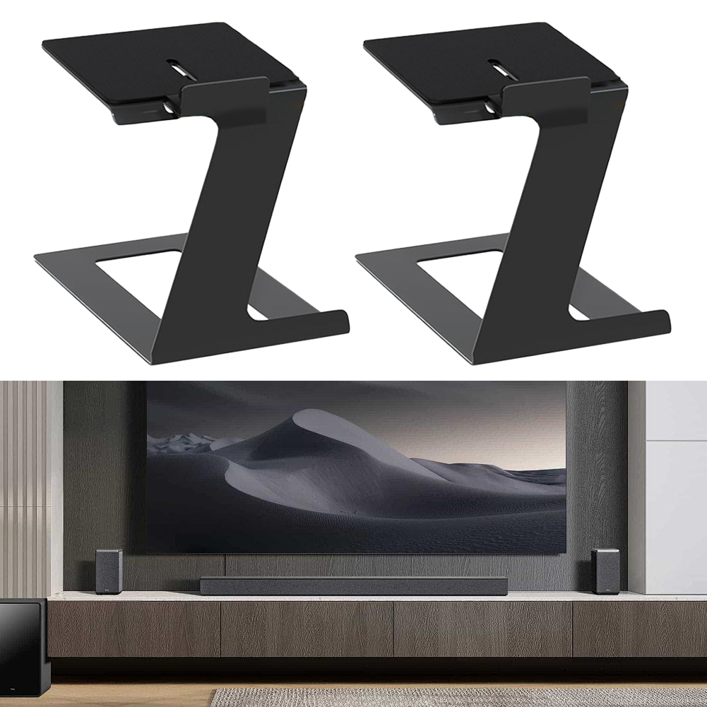C型デザインのスピーカーは、整理されたセットアップのためのス - Speaker Desk Setup のレビューと価格