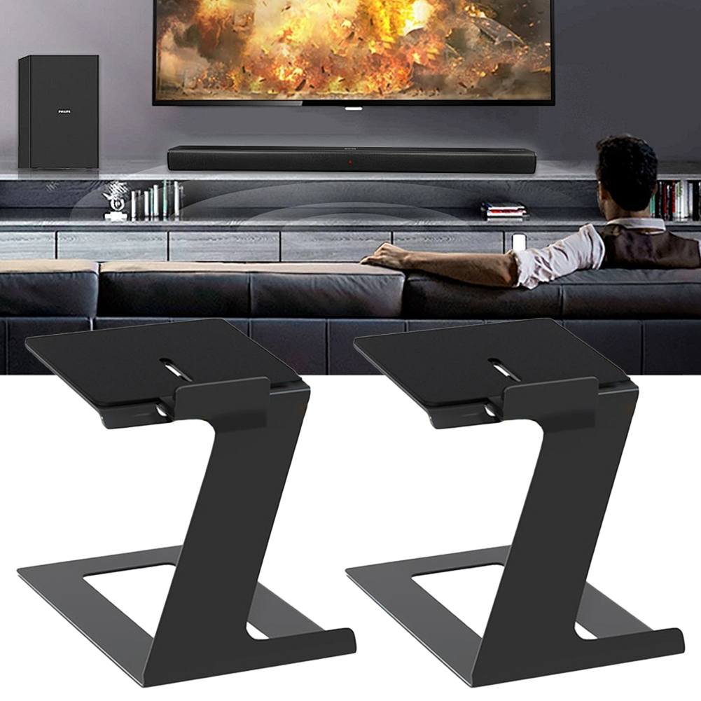 C型デザインのスピーカーは、整理されたセットアップのためのス - Speaker Desk Setup のレビューと価格