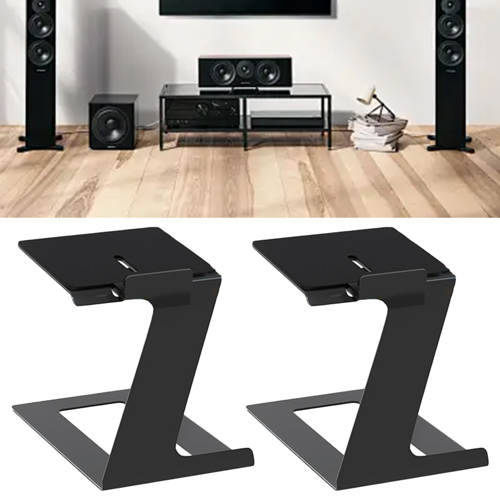 C型デザインのスピーカーは、整理されたセットアップのためのス - Speaker Desk Setup のレビューと価格
