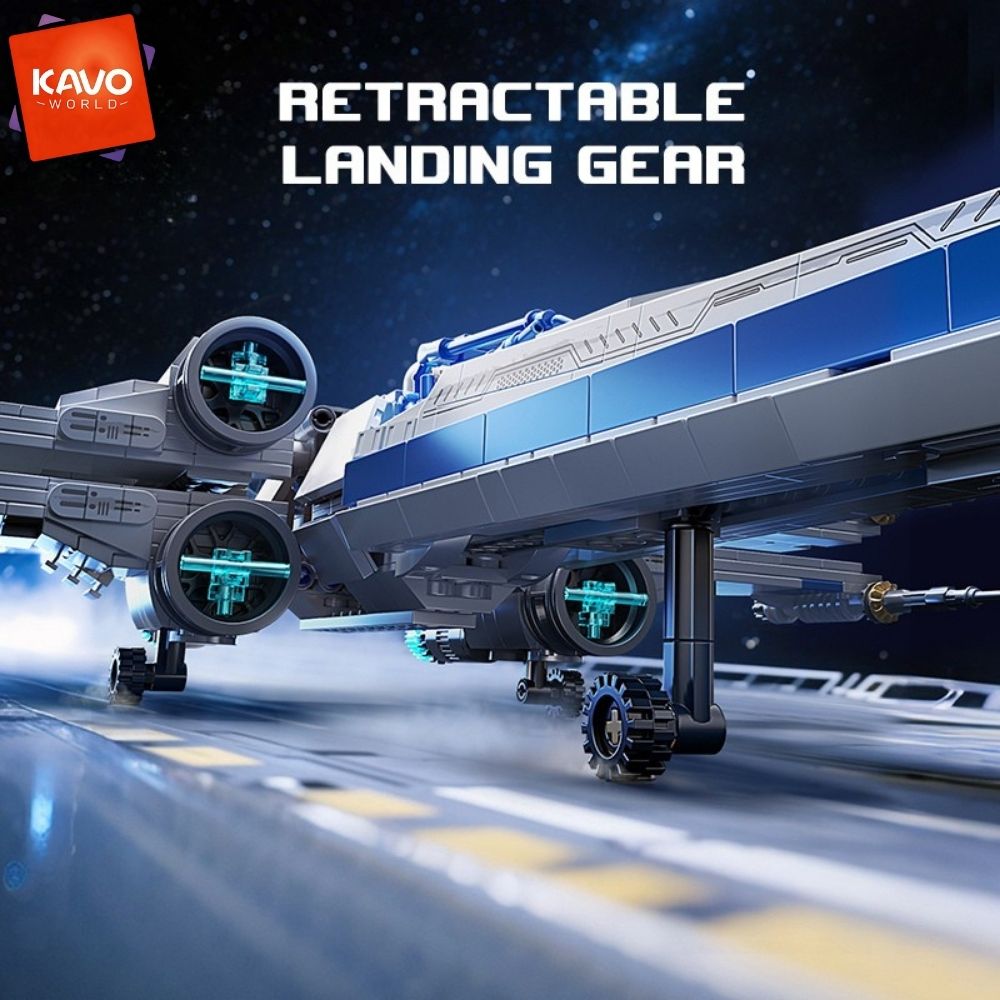 KAVOWORLD 1271ピース SF宇宙戦闘機組み立てブ - Desk Setup Grey のレビューと価格