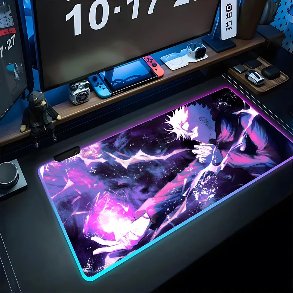 アニメ J-jujutsu K-kaisen マウスパッド  - Desk Setup Rgb のレビューと価格