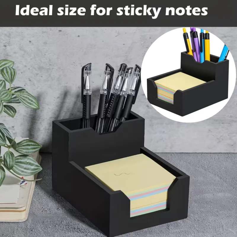 メモボックス収納、付箋ホルダー、多目的ノートパッド、オフィス - Sticky Memo Holder のレビューと価格