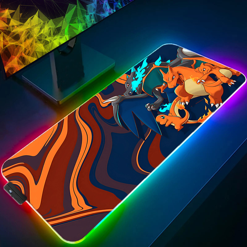 LED ライトデスクマット XXL コンピュータ P-ポケモ - Desk Setup Rgb のレビューと価格