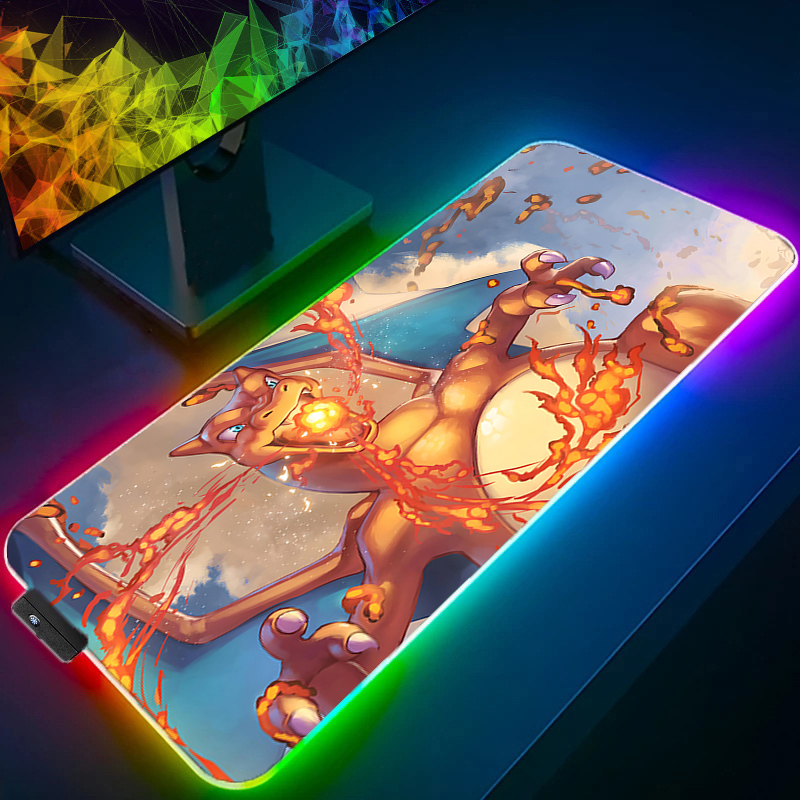 LED ライトデスクマット XXL コンピュータ P-ポケモ - Desk Setup Rgb のレビューと価格