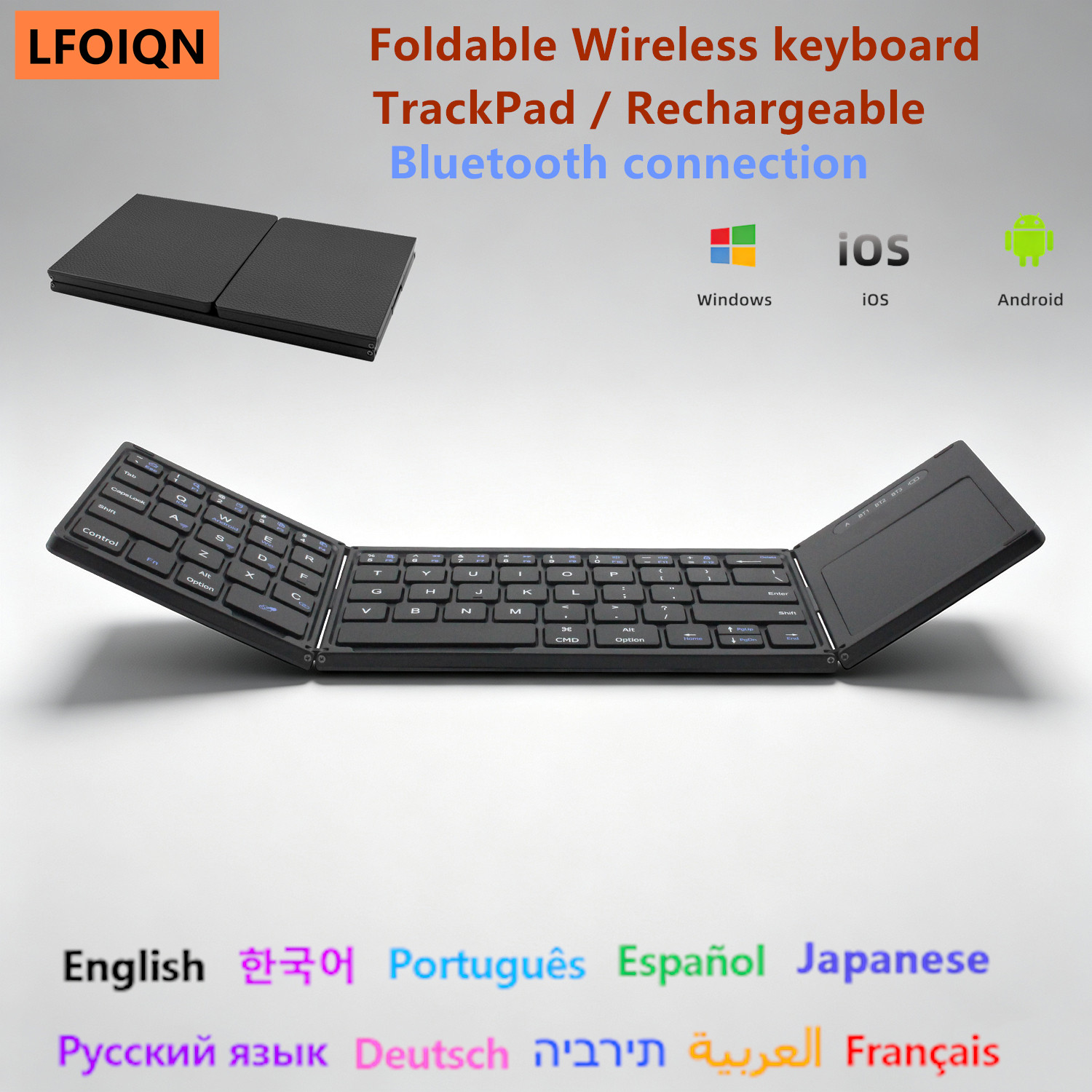 LFOIQN ワイヤレスBluetoothミニキーボード（タ - Desk Setup Ipad のレビューと価格