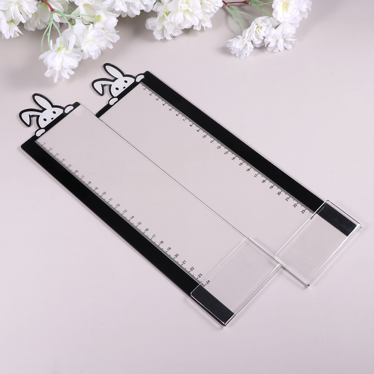2個入り、ウサギのデザインのモニター用メモボード。アクリル製 - Sticky Memo Holder のレビューと価格
