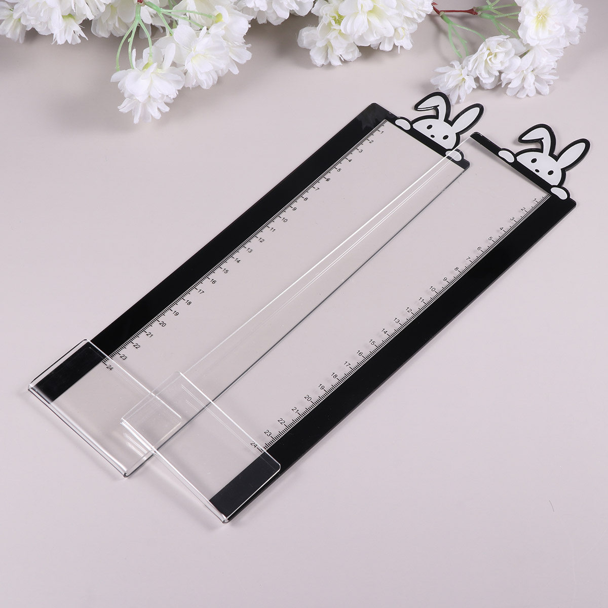 2個入り、ウサギのデザインのモニター用メモボード。アクリル製 - Sticky Memo Holder のレビューと価格