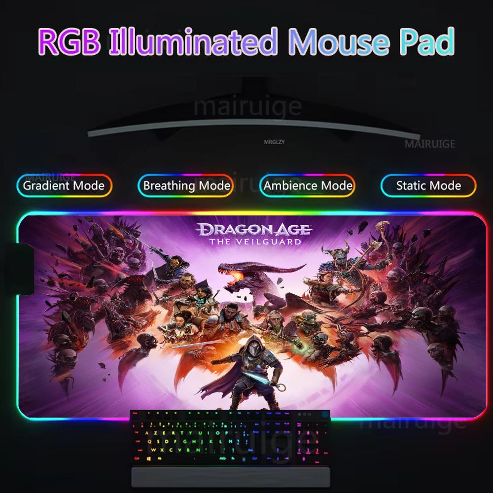 ドラゴンエイジ ベイルガード マウスパッド Rgb デスクマ - Desk Setup Rgb のレビューと価格
