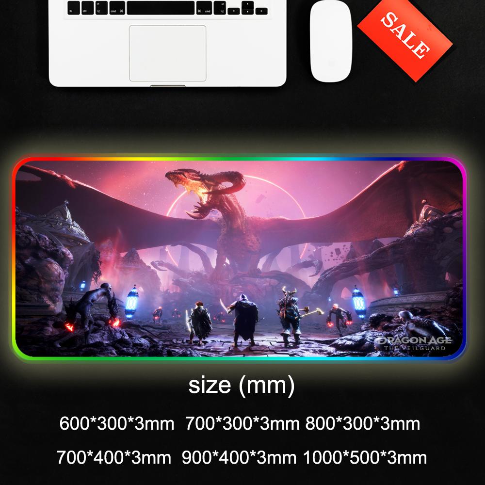 ドラゴンエイジ ベイルガード マウスパッド Rgb デスクマ - Desk Setup Rgb のレビューと価格