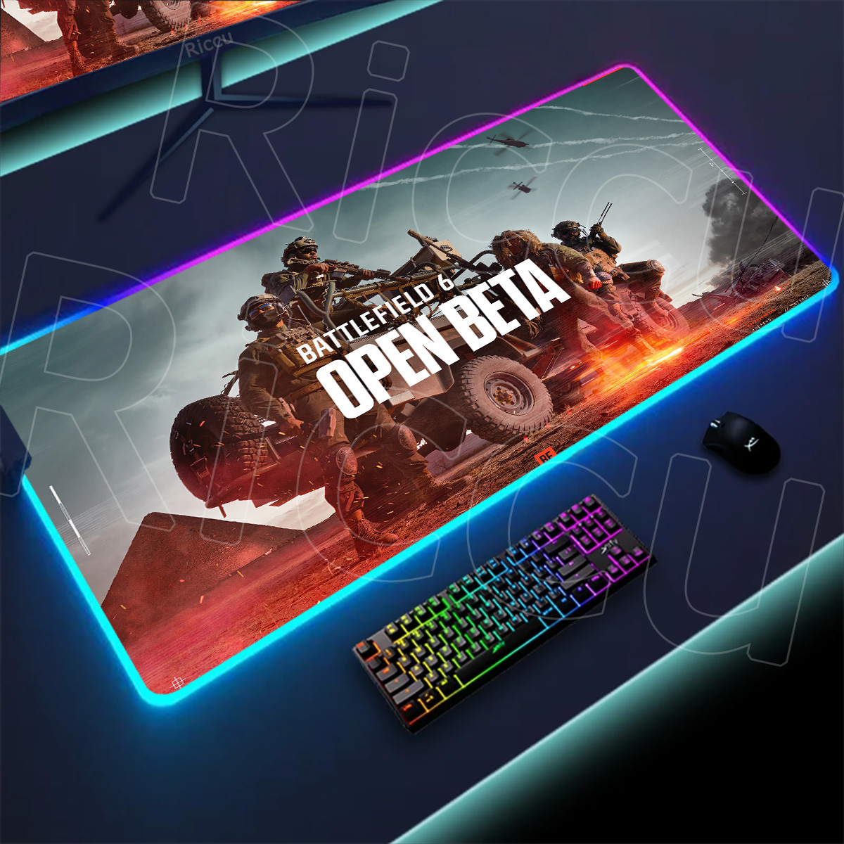 新しいゲーマー Rgb デスクマットバックライト Led マ - Desk Setup Rgb のレビューと価格