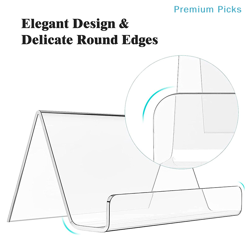 ポータブル透明アクリル製デスクトップ名刺ホルダー テーブルデ - Desk Setup Shelves のレビューと価格