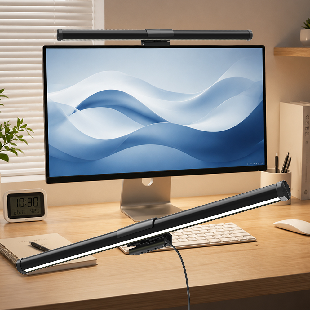 2個入り モニターライトバー LEDデスクライト 調光機能付 - Desk Setup No Monitor のレビューと価格