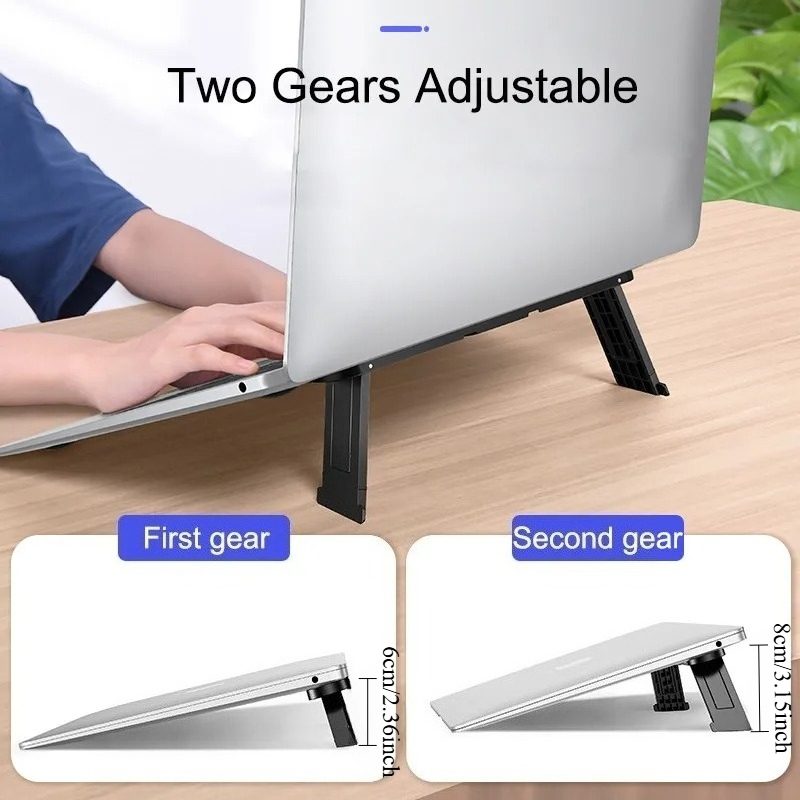 ラップトップスタンド、デスクトップ高さ調整可能なポータブルヒ - Vertical Laptop Stand のレビューと価格