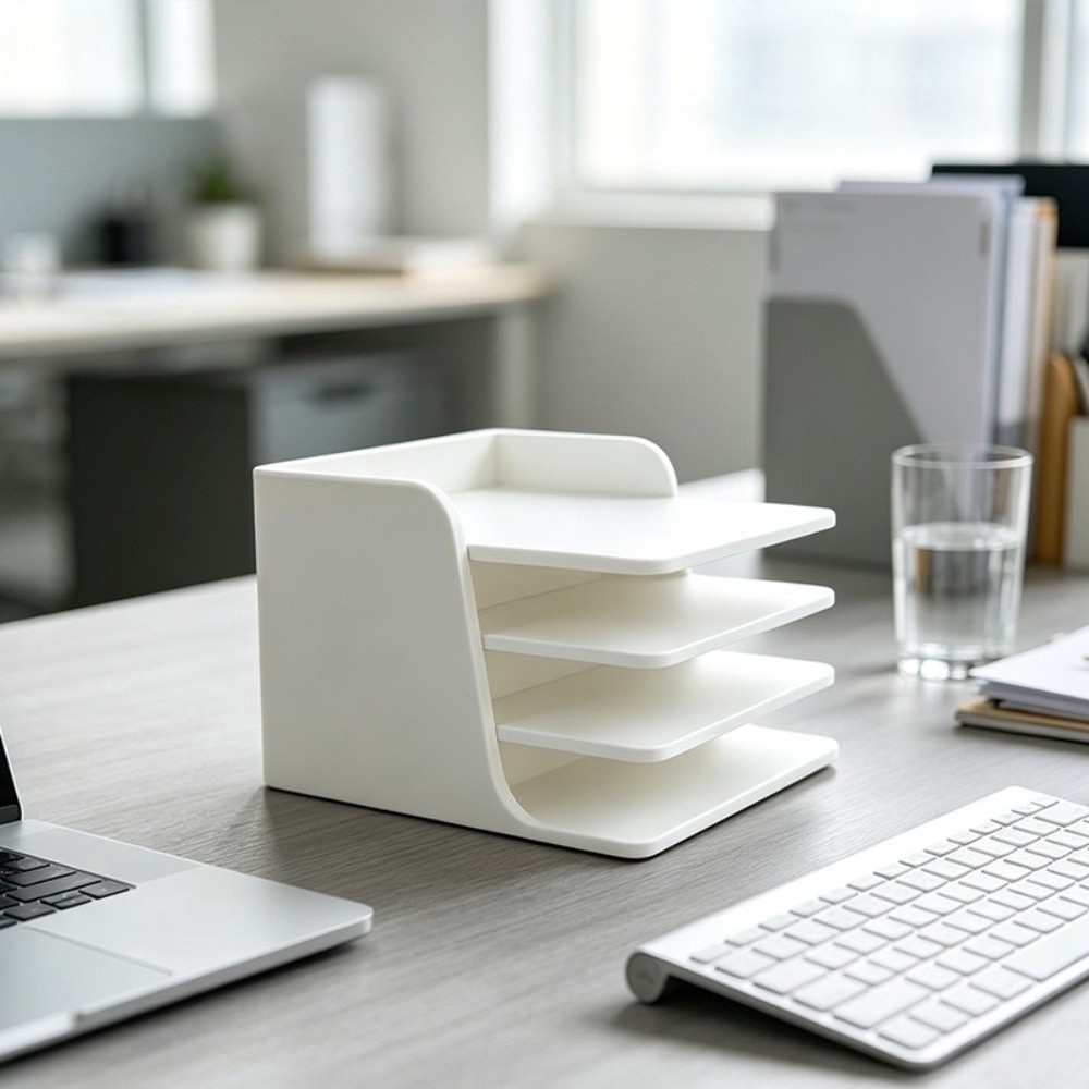 積み重ね可能な付箋ホルダー プラスチック製レイヤー分割メモパ - Sticky Memo Holder のレビューと価格