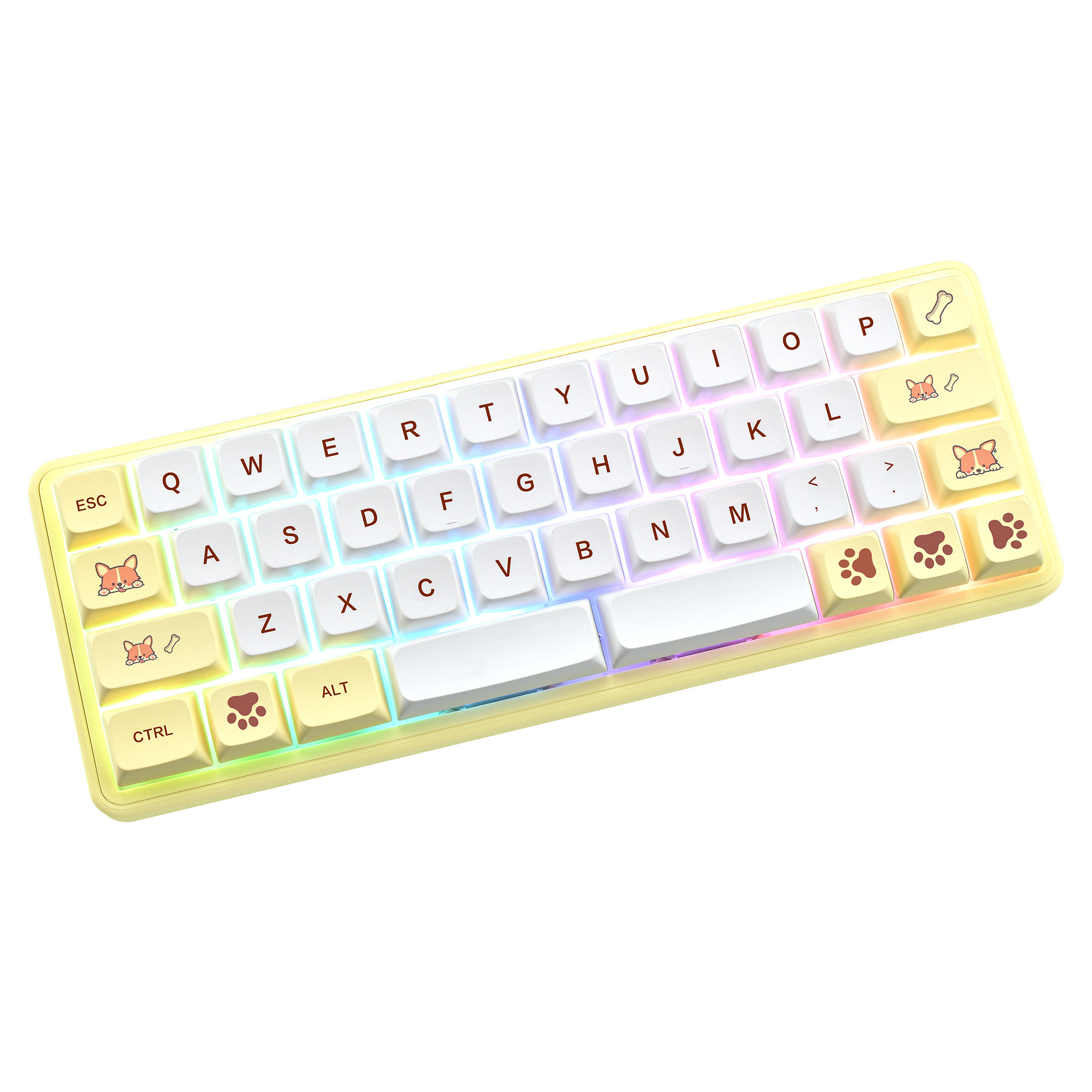 CM42 RGB ワイヤレスキーボード超コンパクトレイアウト - Desk Setup Programmer のレビューと価格
