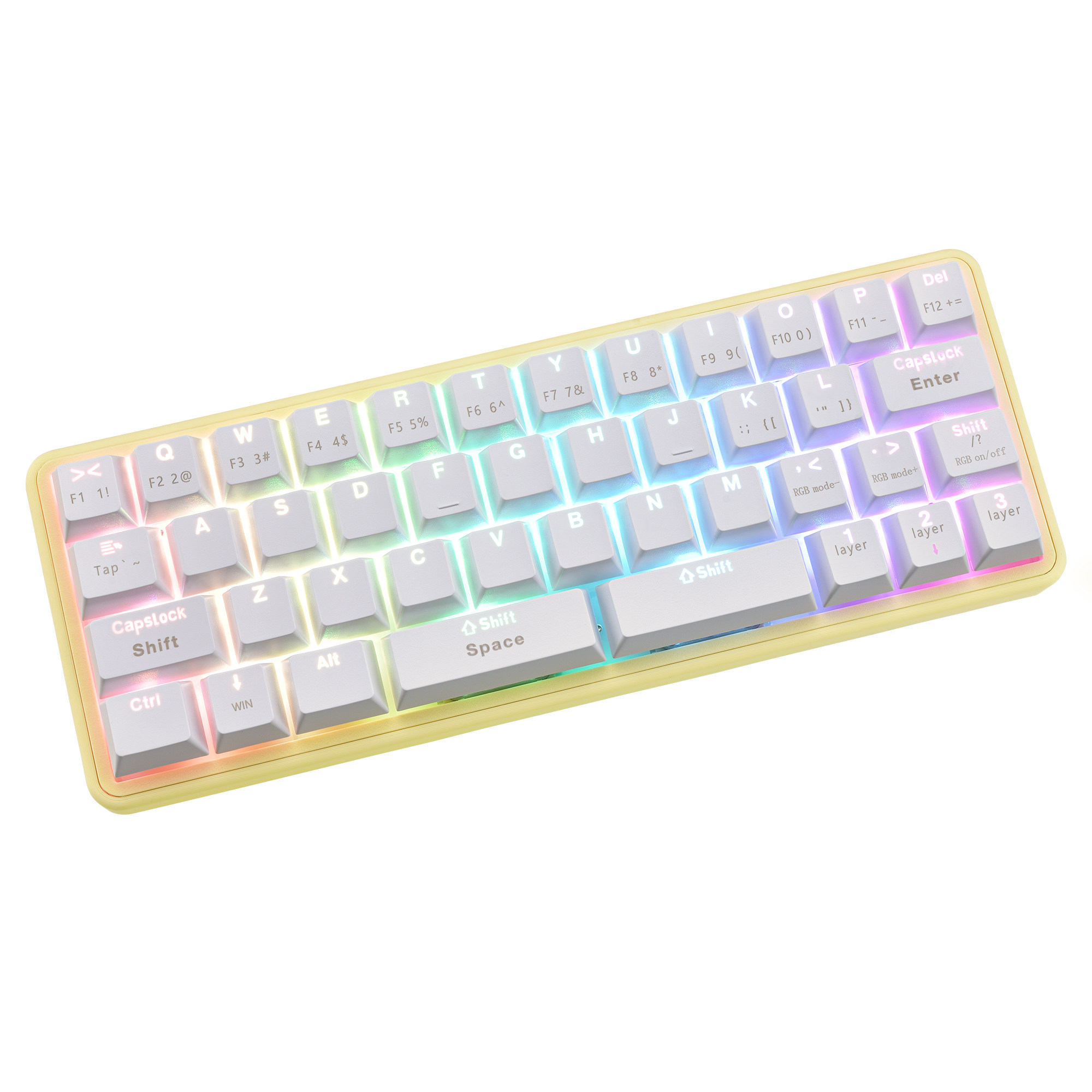 CM42 RGB ワイヤレスキーボード超コンパクトレイアウト - Desk Setup Programmer のレビューと価格