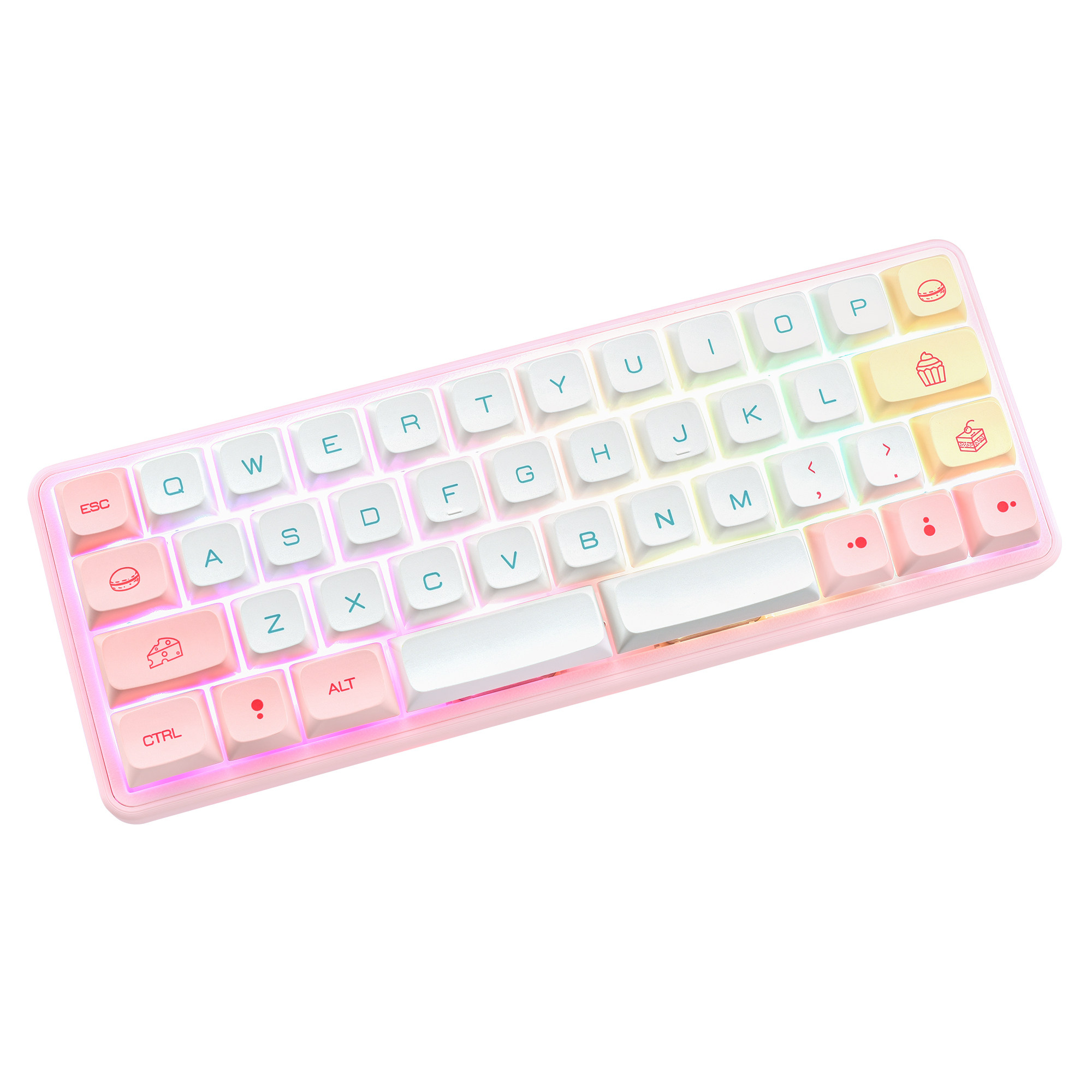 CM42 RGB ワイヤレスキーボード超コンパクトレイアウト - Desk Setup Programmer のレビューと価格