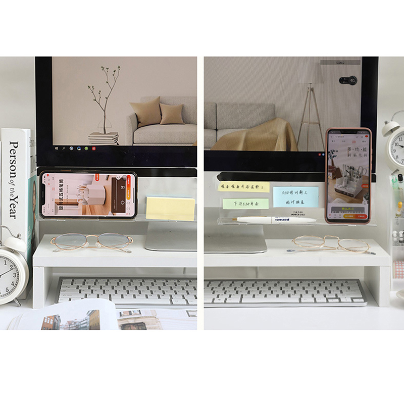 付箋用クリエイティブアクリルモニターメッセージメモボード透明 - Sticky Memo Holder のレビューと価格