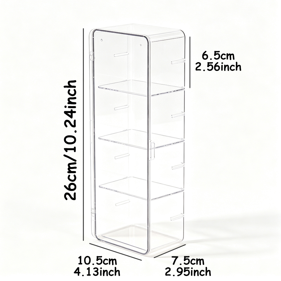1/2個入り 透明アクリル製フィギュアディスプレイボックス  - Desk Setup Shelves のレビューと価格