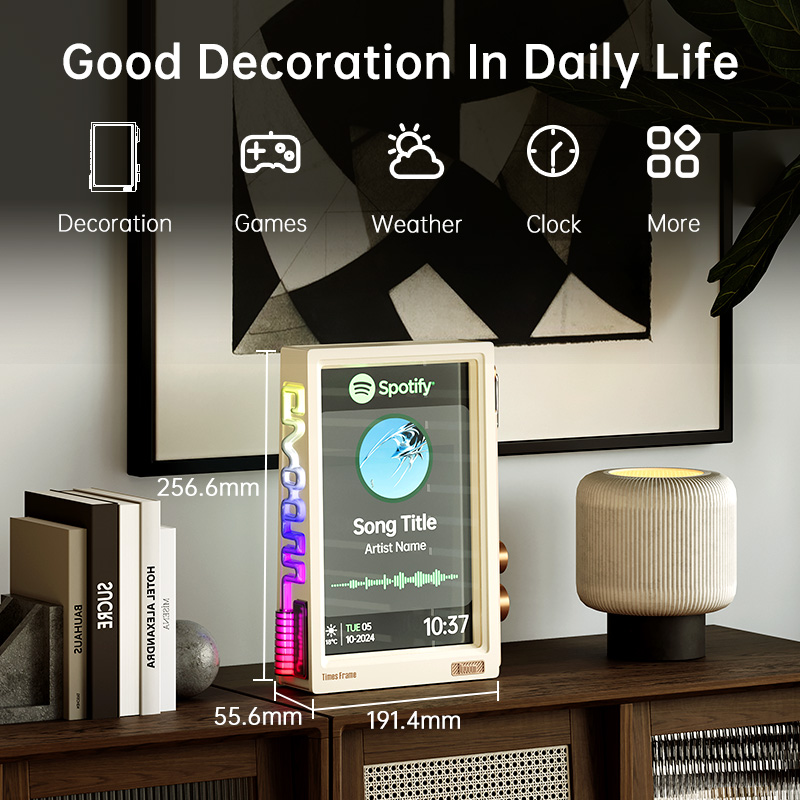 Divoom Times Frame 10.1インチ スマー - Speaker Desk Setup のレビューと価格