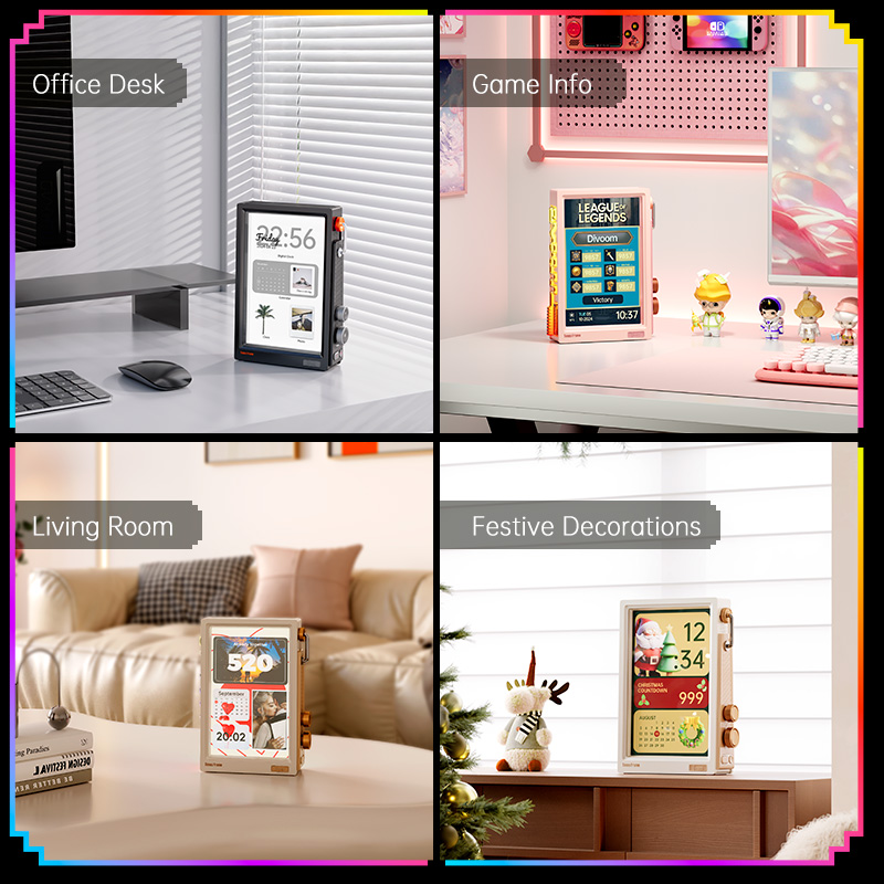 Divoom Times Frame 10.1インチ スマー - Speaker Desk Setup のレビューと価格