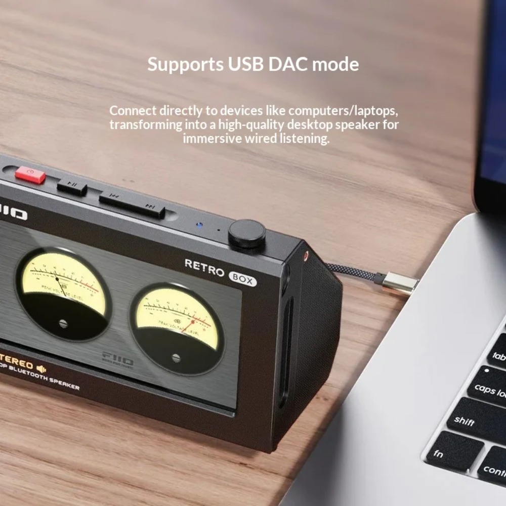 FiiO RETRO BOX カセットスタイル Blueto - Speaker Desk Setup のレビューと価格