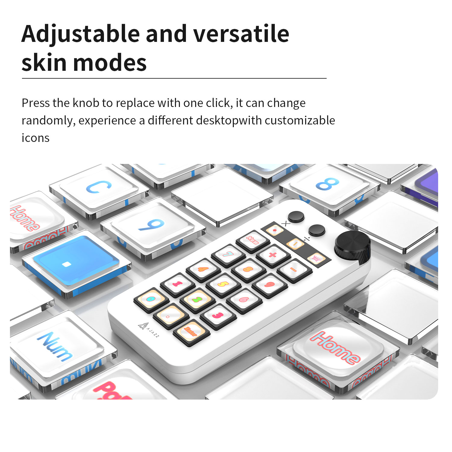 Ajazz N1 プログラマブルマクロキーボード多機能コンソ - Desk Setup Programmer のレビューと価格