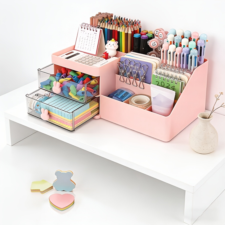 かわいいウサギのデスクオーガナイザー ペンホルダー クリア引 - Sticky Memo Holder のレビューと価格