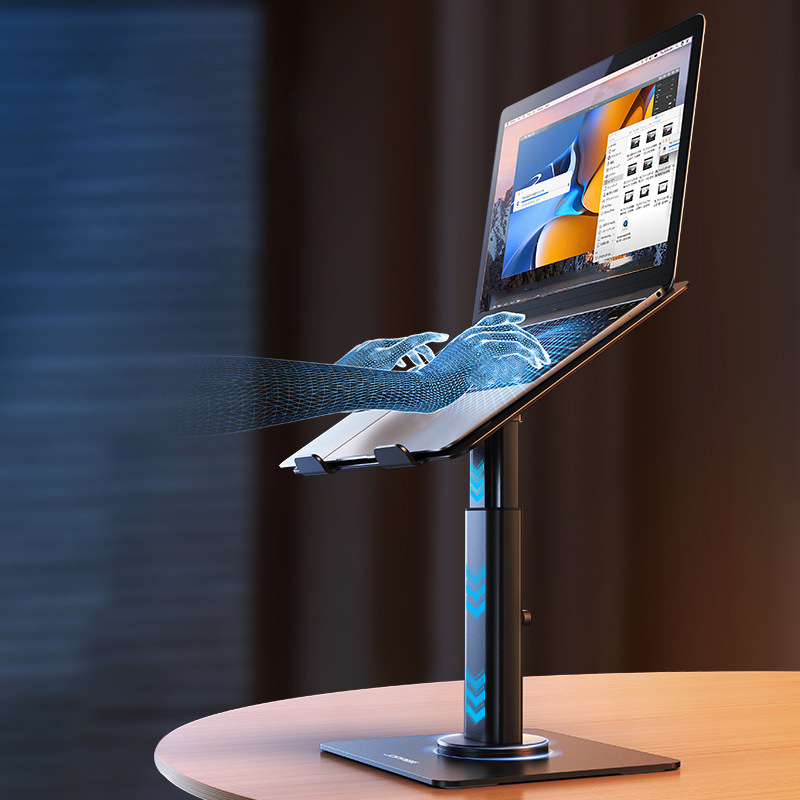 ラップトップスタンド 360度回転可能な垂直ブラケット 吊り - Vertical Laptop Stand のレビューと価格