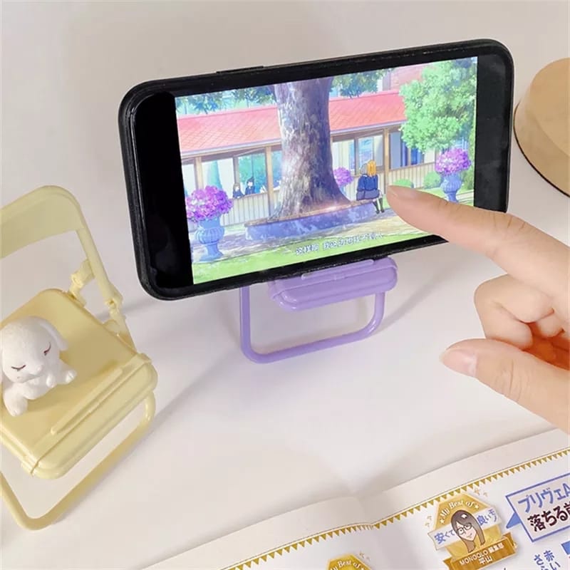 かわいい椅子型スマホスタンド、クリエイティブなデスクオーガナ - Desk Setup Table のレビューと価格