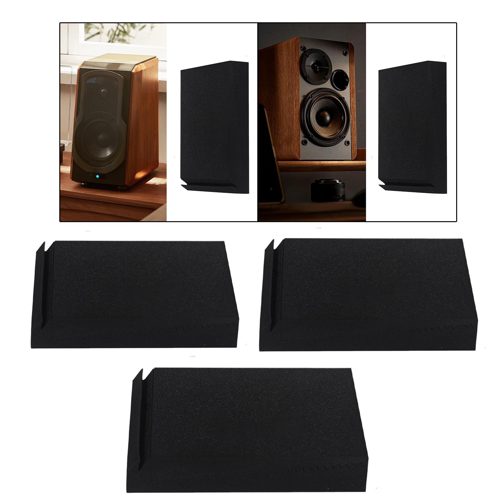 防音フォーム スタジオ分離パッド 高密度吸音ベース スピーカ - Speaker Desk Setup のレビューと価格