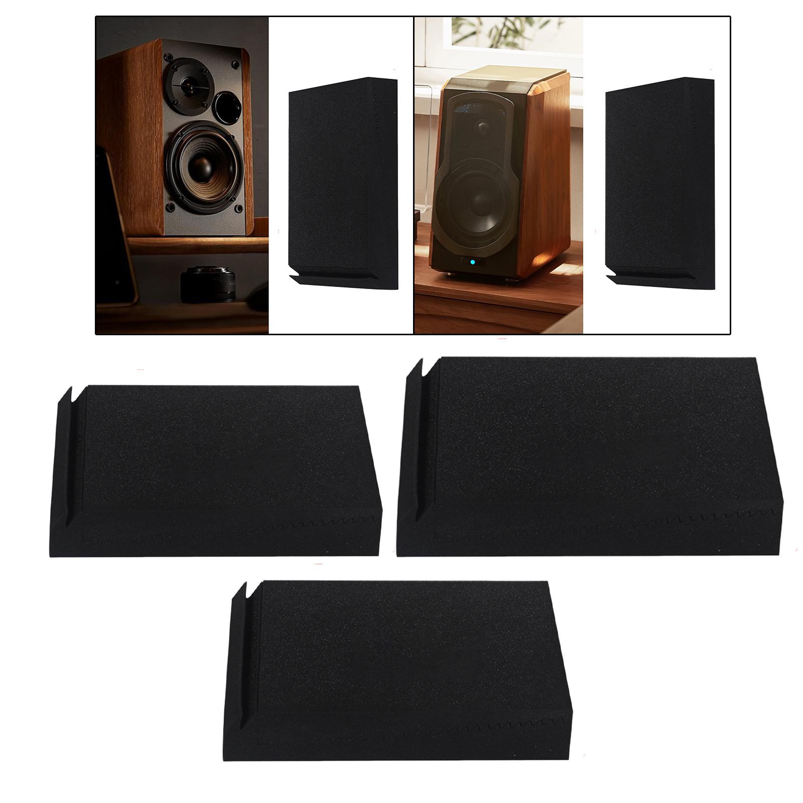 防音フォーム スタジオ分離パッド 高密度吸音ベース スピーカ - Speaker Desk Setup のレビューと価格