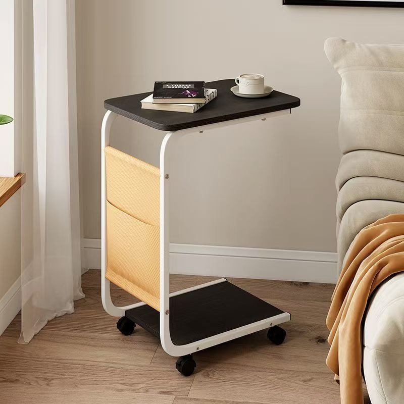 可動式サイドテーブル、寝室用、シンプルなベッドサイドテーブル - Desk Setup Shelves のレビューと価格