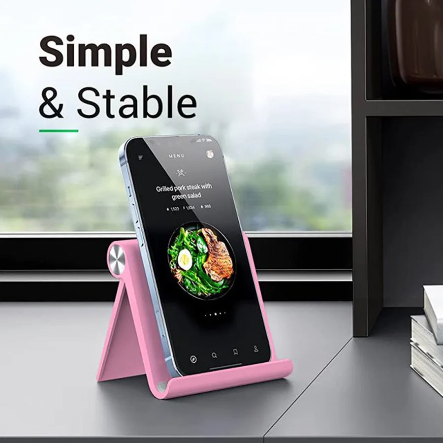 折りたたみ式デスクトップ電話ホルダー 調節可能なポータブルス - Desk Setup Table のレビューと価格