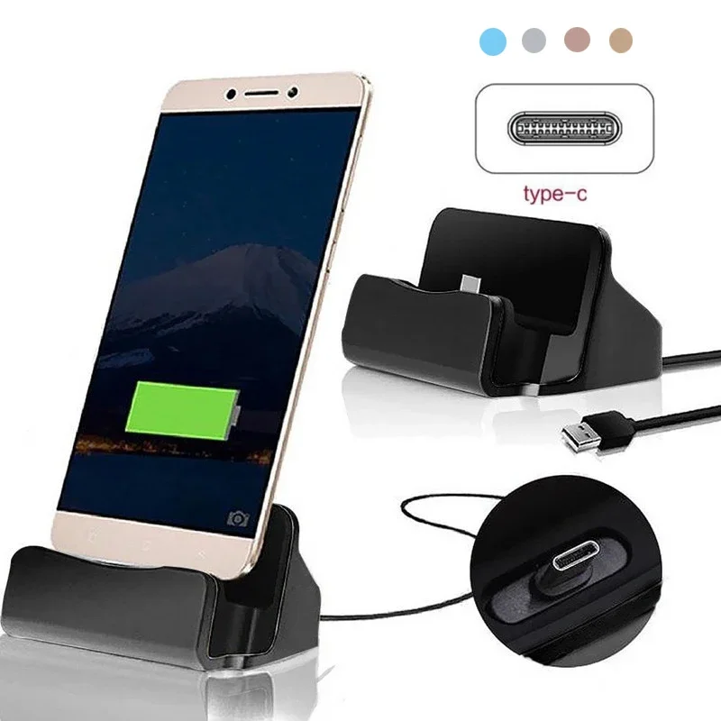 Type C USB ドック充電器 スマホホルダー iPho - Desk Setup Table のレビューと価格