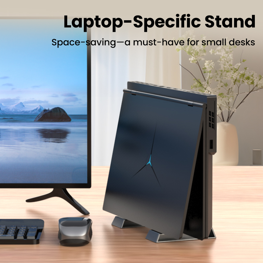 オフィスノートブック用垂直ラップトップスタンド、省スペース多 - Vertical Laptop Stand のレビューと価格