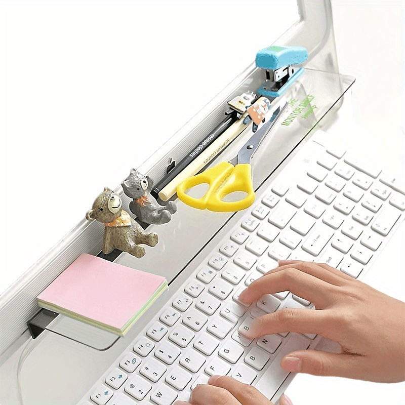 1個の透明コンピューターメモボード、付箋ホルダー、キャビネッ - Sticky Memo Holder のレビューと価格